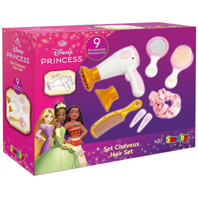 Smoby Hårstylingsæt - Disney Princess - 9 dele