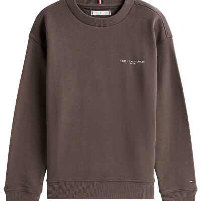 Tommy Hilfiger Sweatshirt - Mini Corp - Black Walnutbrown