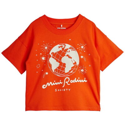 Mini Rodini T-shirt - Society - Rød
