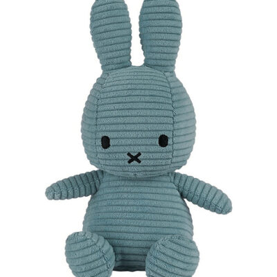 Bon Ton Toys Bamse - 23 cm - Miffy ECO Corduroy - Aviator Blue