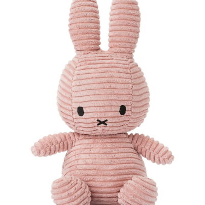 Bon Ton Toys Bamse - 23 cm - Miffy ECO Corduroy - Pink