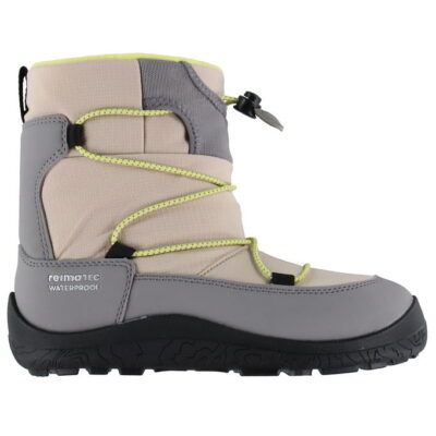 Reimatec Ensilumi Barefoot Jr Vinterstøvler, Earthy Beige, 39