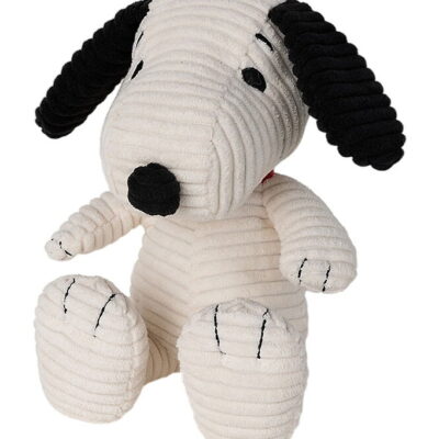 Bon Ton Toys Bamse - 19 cm - Snoopy ECO Corduroy - Cream - Peanu