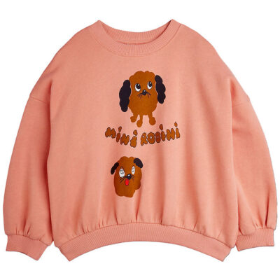 Mini Rodini Sweatshirt - Doggies - Pink