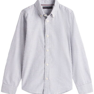 Tommy Hilfiger Skjorte - Dark Night Navy Stripe
