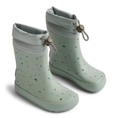Zerro Barefoot Termo Gummistøvle - Light flint letters - 25
