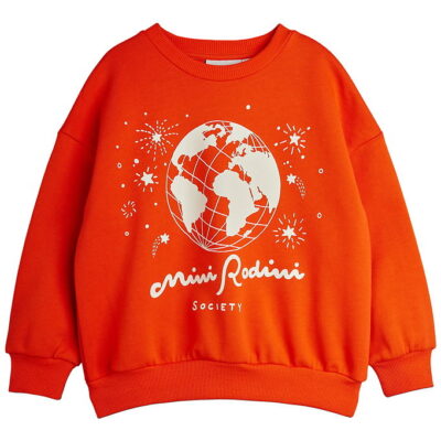 Mini Rodini Sweatshirt - Society - Rød