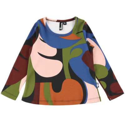 Danefæ Bluse - Bomuld/Viskose - Danenaya Interlock - Black Trops