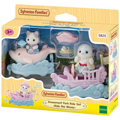 Sylvanian Families Legesæt Forlystelsespark Båd & Vogn
