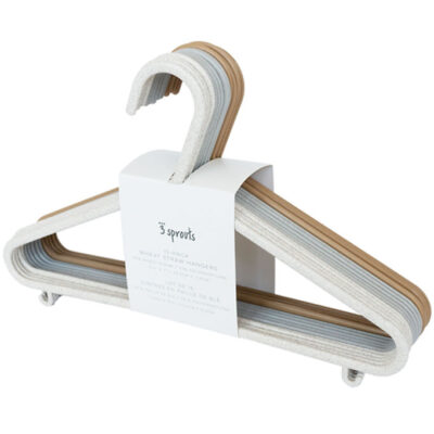 3 Sprouts Bøjle - 15-pak - 29,5 x 17,5 cm - Creme/Grå/Brun