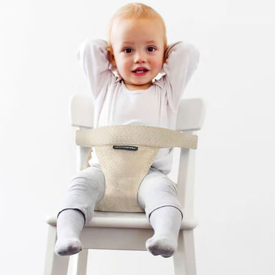 Mini Monkey Sele Til Højstol - Mini Chair Pocket - Sand