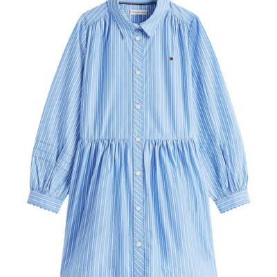 Tommy Hilfiger Skjortekjole - Ithica - Light Powdery Blue