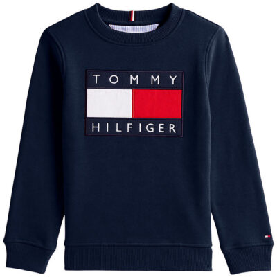 Tommy Hilfiger Sweatshirt - Flag Heritage - Dark Night Navy