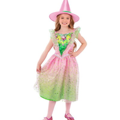 Smiffys Udklædning - Good Witch - Rosa/Grøn