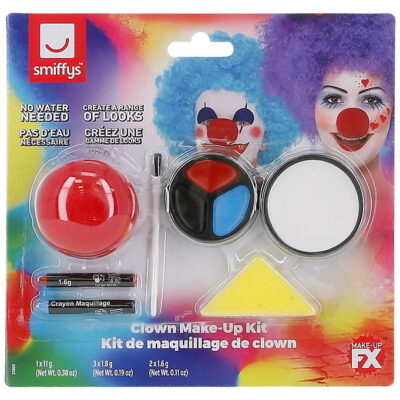 Smiffys Ansigtsmaling - Clown Kit
