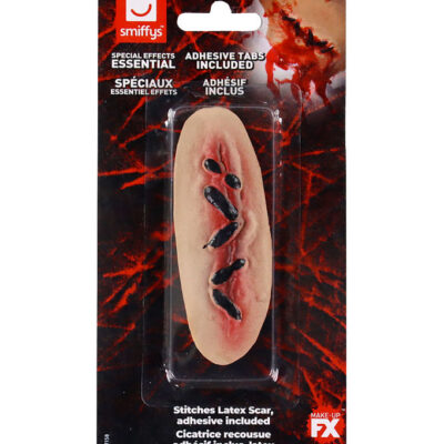 Smiffys Udklædning - Stitches Latex Scar