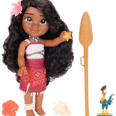 Disney Princess Dukke m. Lyd/Lys - 38 cm - Vaiana 2