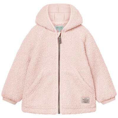 Mini A Ture Fleecejakke - Teddy - MatLiff - Shell Rose