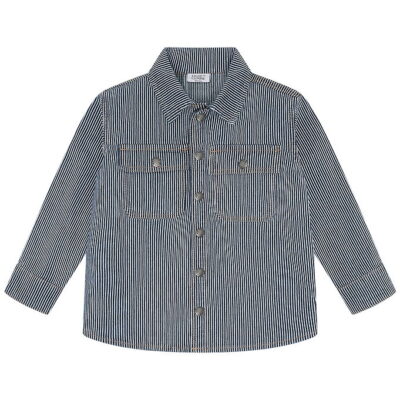 Hust and Claire Denimskjorte - HCJack Stripe - Blue Denim