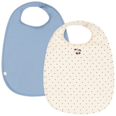 Konges Sløjd Hagesmæk - 2-pak - Navy Dot/ Rain Washed