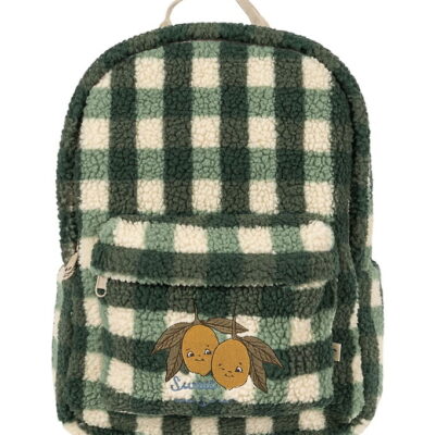 Konges Sløjd Rygsæk - Jody - Teddy - Green Check