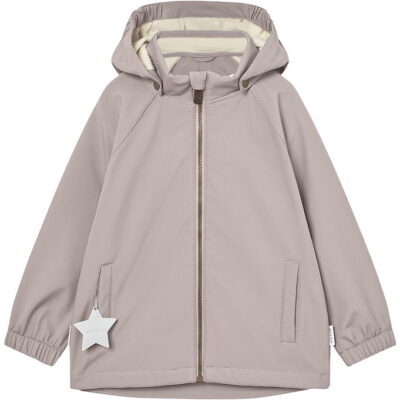 Mini A Ture Softshelljakke m. Fleece - MatAden - Opal Purple