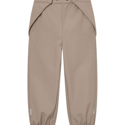 Mini A Ture Softshellbukser m. Fleece - MatAiano - Grey Brown