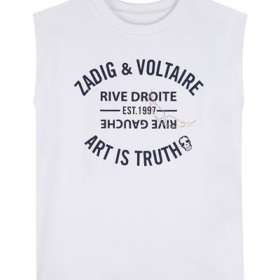 Zadig & Voltaire T-shirt - Hvid m. Print