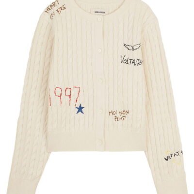Zadig & Voltaire Cardigan - Strik - Off White