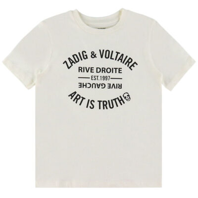 Zadig & Voltaire T-shirt - Off White m. Print