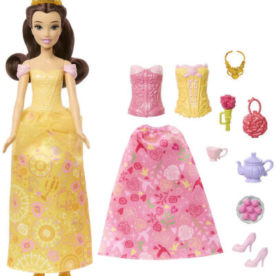 Disney Princess Dukke - 2-i-1 - 31 cm - Storytelling Belle