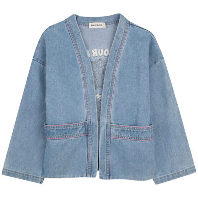 Billieblush Denimjakke - Double Stone m. Print