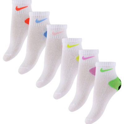 Nike Ankelstrømper - 6-pak - Smiley - Mineral