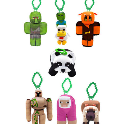 Minecraft Nøglering - Assorteret