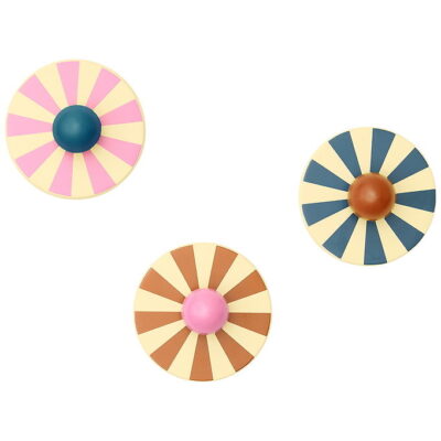 Kids Concept Knager - 3 stk. - 10 cm - Cirkus