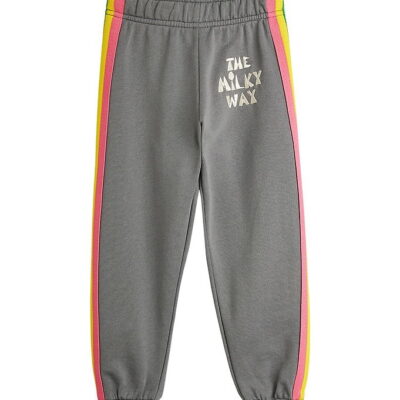 Mini Rodini Sweatpants - The Milky Way Rainbow - Grå