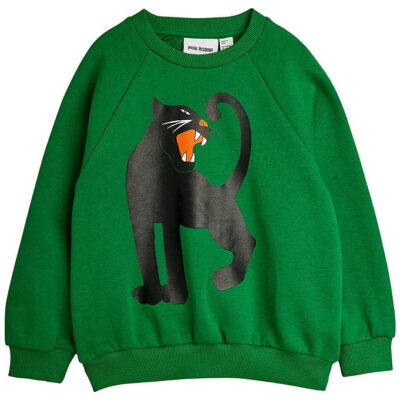 Mini Rodini Sweatshirt - Panther - Grøn