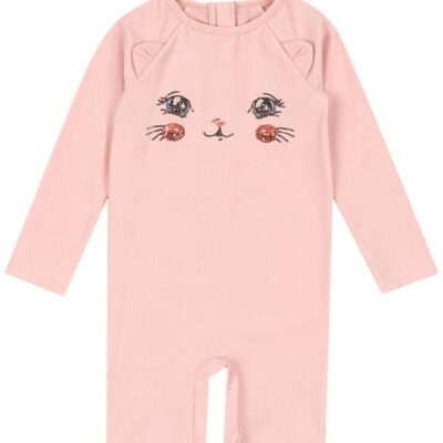 Konges Sløjd Badeheldragt - UV40+ - Kitty - Powder Pink