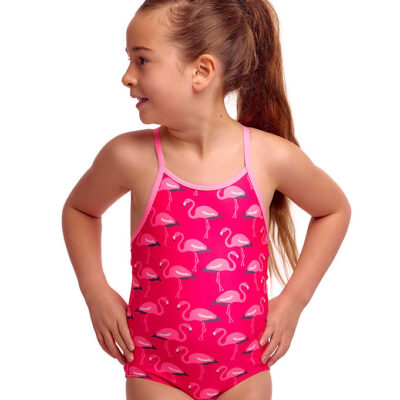 Funkita Badedragt - Printed - Flamingo Go Gos
