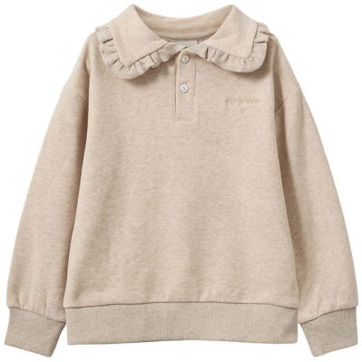 Sofie Schnoor Sweatshirt - ElisKB - Beige Melange