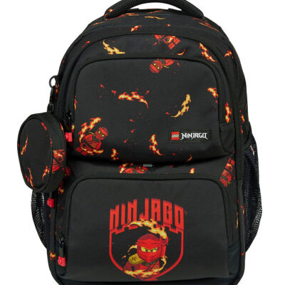 LEGO® Ninjago Skoletaske - 28 L - Flexifit - Kai - Sort