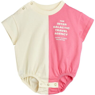 Mini Rodini Body K/Æ - Travel Agency - Rosa/Beige