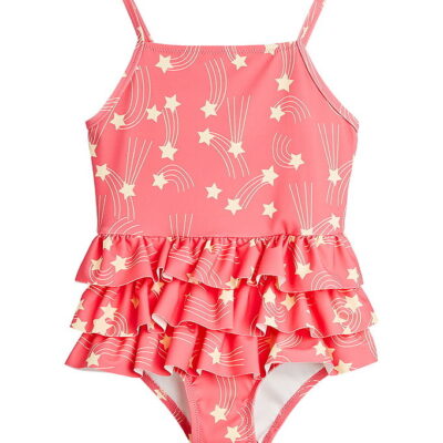 Mini Rodini Badedragt - UV40+ - Starfall - Pink
