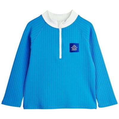 Mini Rodini Badebluse - UV40+ - Travel Agency - Blå