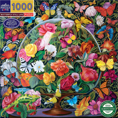 Eeboo Puslespil - 1000 Brikker - Butterfly Sea Life