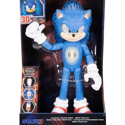 Sonic Legetøjsfigur m. Lyd/Lys - 35 cm - Sonic 3 - Ultimate Talk