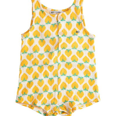 Bobo Choses Sommerdragt - Strawberry - Hvid