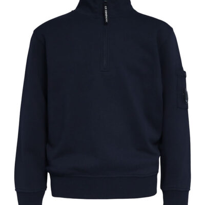 C.P. Company Sweatshirt m. Lynlås - Total Eclipse Blue
