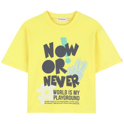 Billieblush T-shirt - Lemon m. Print