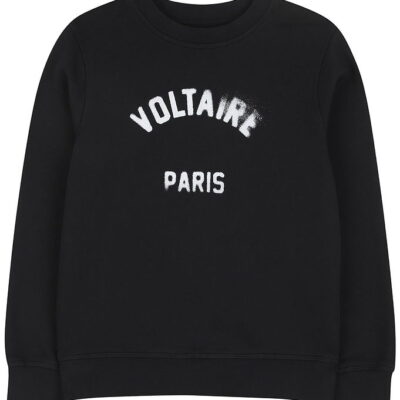 Zadig & Voltaire Sweatshirt - Simba - Sort m. Hvid